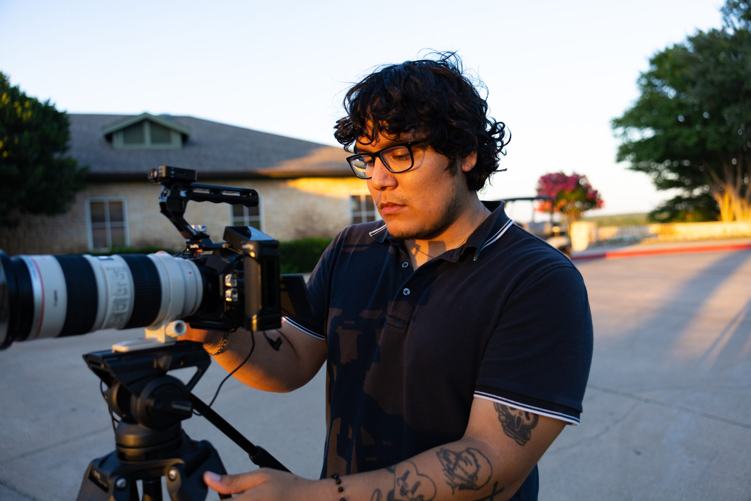 Jorge Bulnes on set — Bull Media