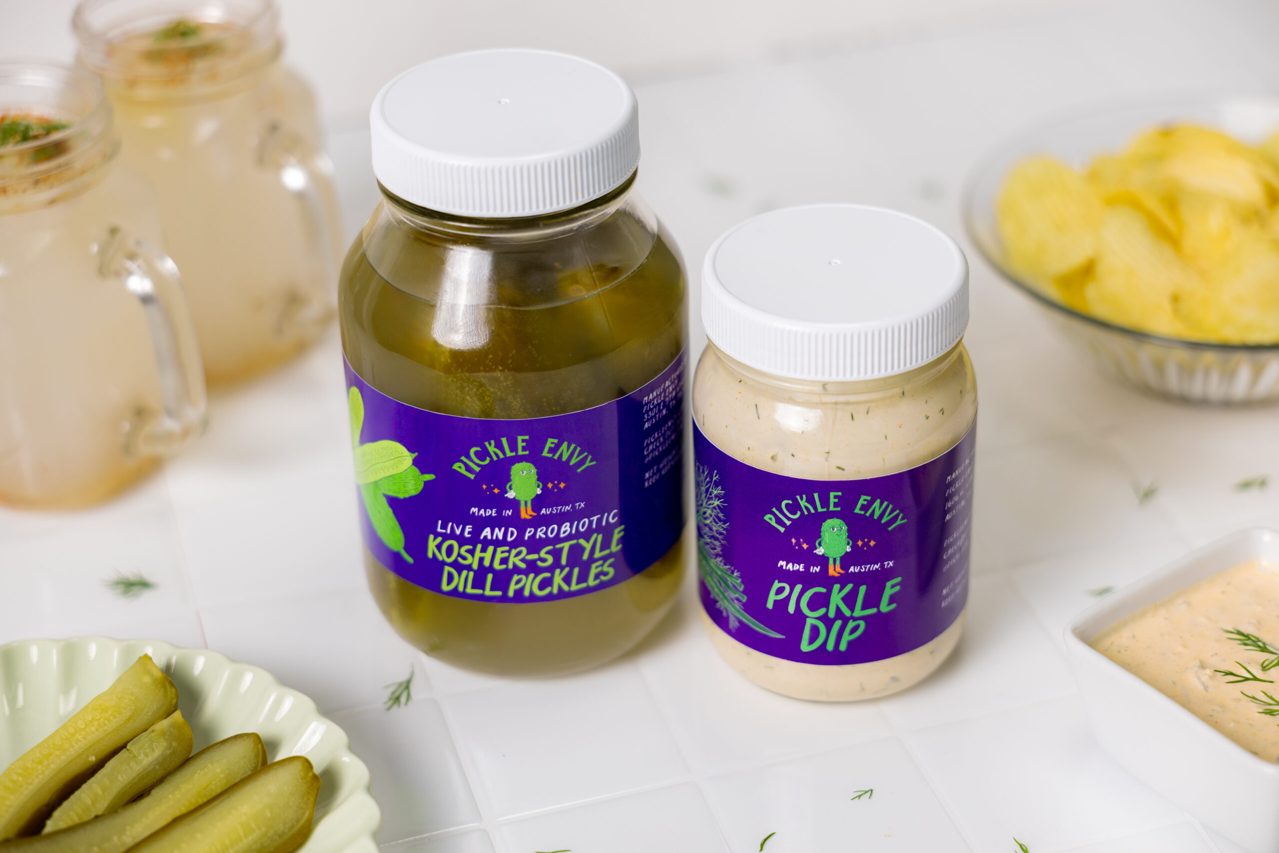 Pickle Envy Probiotic Gut Shots Close-up